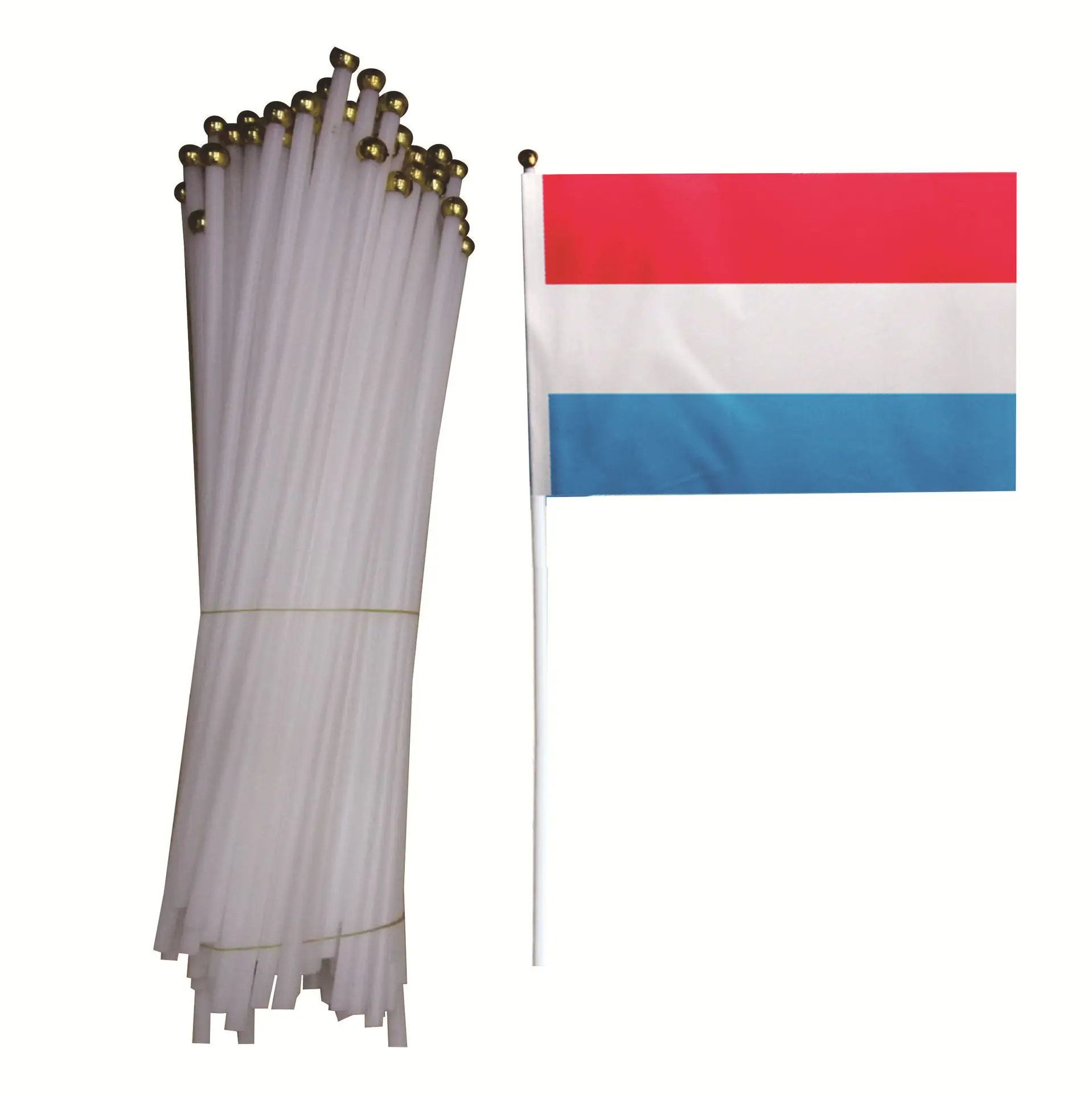 Luxembourg National Hand Flag 14*21cm Luxembourg Flag Small HandHeld Waving Flag Indoor Outdoor Home Decor