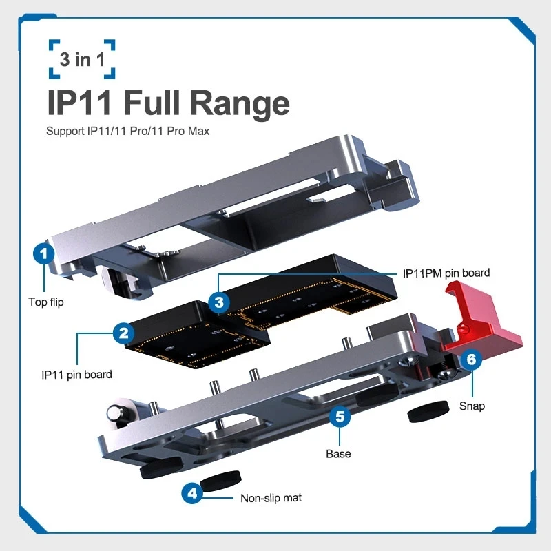 SUNSHINE Middle Layer Test Stand, Phone Motherboard Repair Tool, T-007 For iPhone 11, 11Pro, 11Pro Max