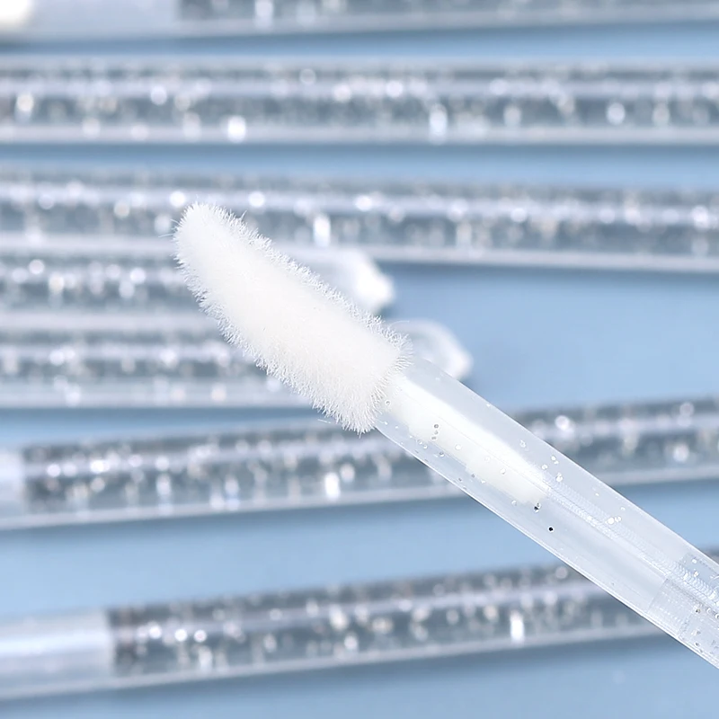 50 Stuks Kristal Wimpers Borstels Individuele Lash Verwijderen Schoonmaken Mascara Applicator Lip Borstels Make Wimper Extension Gereedschap