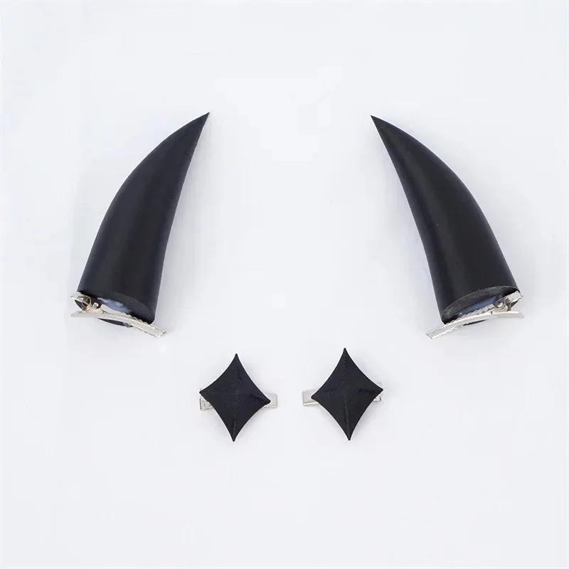 NewLittle Raccoon Rascal 2023 Parrucca Cosplay Parrucca Rascal 100 cm Lunga Due Codini Parrucca Cosplay con Corna Headwear2025