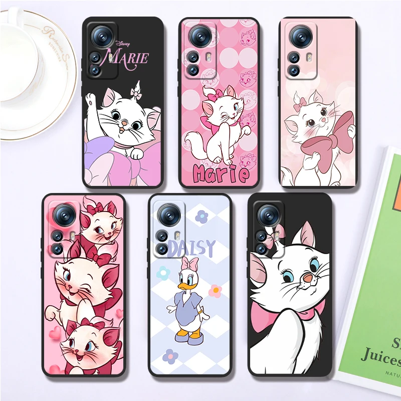 

Disney Marie Cat Judy For Xiaomi Mi 13T 13 12T 12 11T 11i 11 A3 10T 10 9 Pro Lite Ultra 5G Black Funda Phone Case