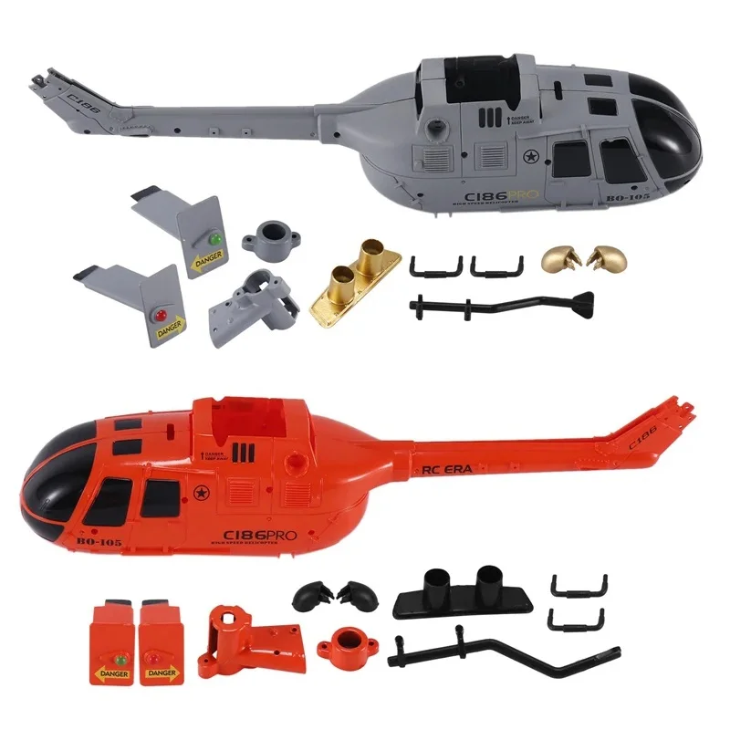 C186 Shell Cover Set for C186 C-186 RC Helicopter Airplane Drone Spare Parts Upgrade Accessories