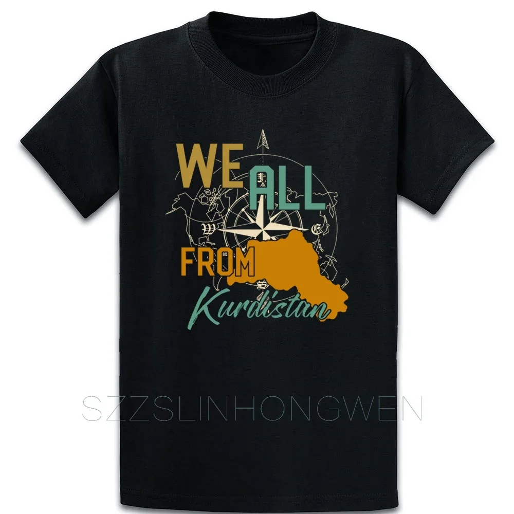 Kurdistan T Shirt Graphic Summer Style Short Sleeve Euro Size Over Size S-5XL Casual Unique Knitted Letters Shirt