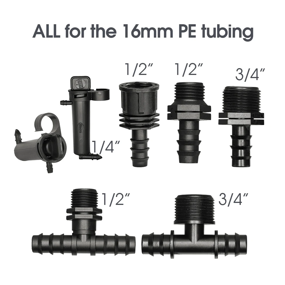 16MM Garden Watering Hose Connector 1/2 