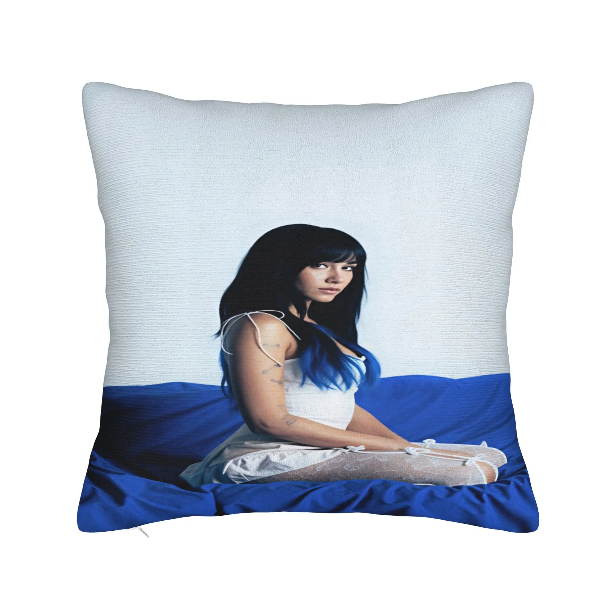 Aitanas Music Singer Pillow Case  Square Pillow Cover For Living Room Bed Chair Kawaii Pillowcases