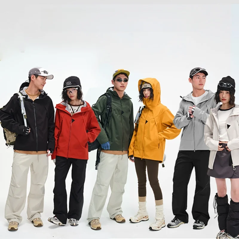 

Limited Edition Color Outdoor Windproof Water-resistant 3D Tailored Hooded Softell Jaet for Men And Women Faion Urban S...