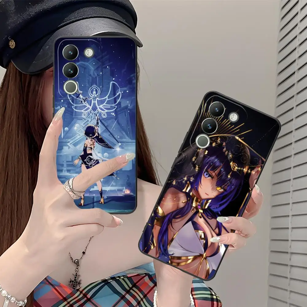 

Game GI Candace Phone Case for VIVO Y77 76 75 74 73 72 58 56 55 51 50 38 36 Y19 Y18 Y03 Y01 5G Soft TPU Shockproof Cover