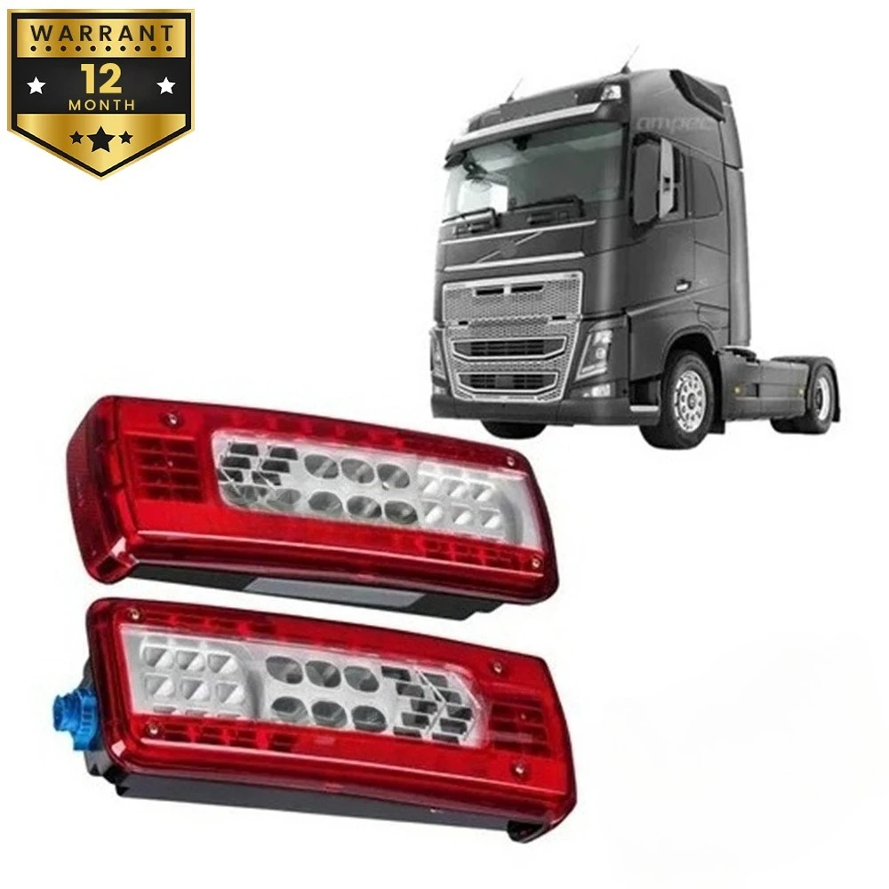 1Pc Left Right 24V LED Truck Tail Light Assembly For Volvo Truck FMX 500 LED Tail Lamp OEM 82483074 82483073 21735299 E APPROVE