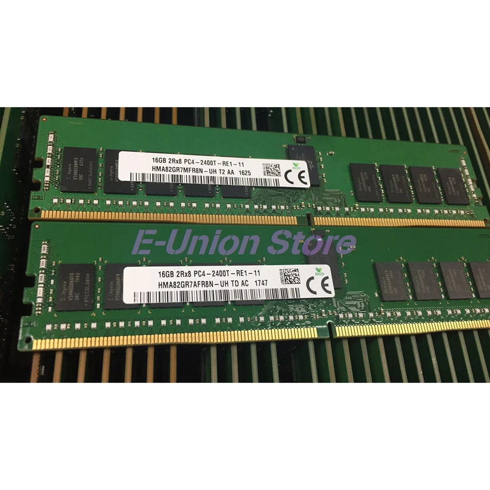 

RAM 1 Pcs 16GB DDR4 2133MHz 2RX8 PC4-2133P 2133 ECC REG For SK Hynix Server Memory