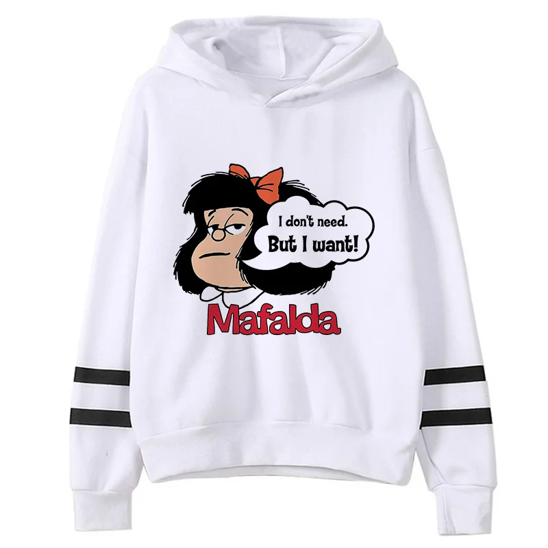 Mafalda hoodies women streetwear harajuku women sweatshirts Korea printed