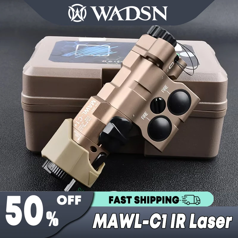 

MAWL-C1 Red Dot Green Blue Laser Indicator Metal LED White Light IR Infrared Laser Sight Airsoft Aiming WeaponLight Equipment