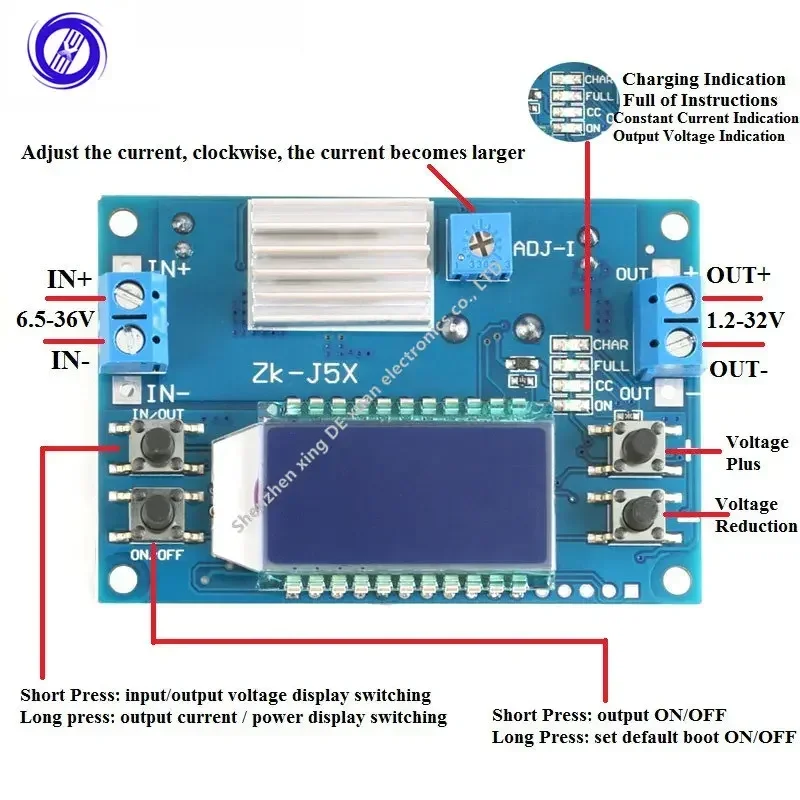 DC-DC 4.5A Cnc Step…