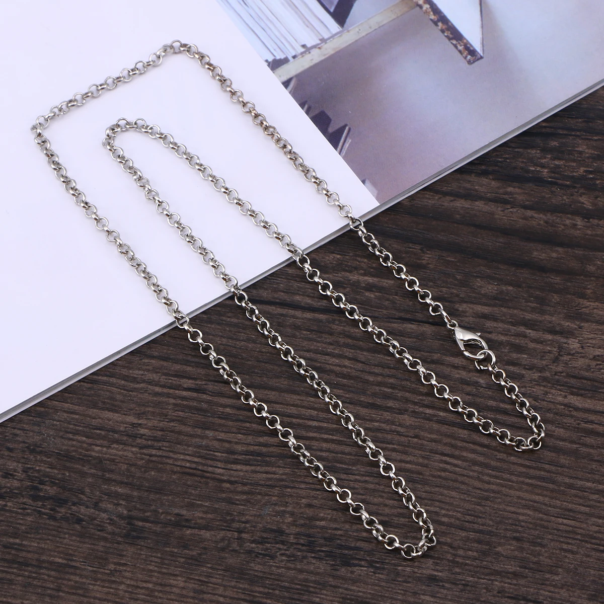 

131 PCS Gold Lobster Clasp Chain Buckle Opening Snail Set Charm Cable Link Bulks