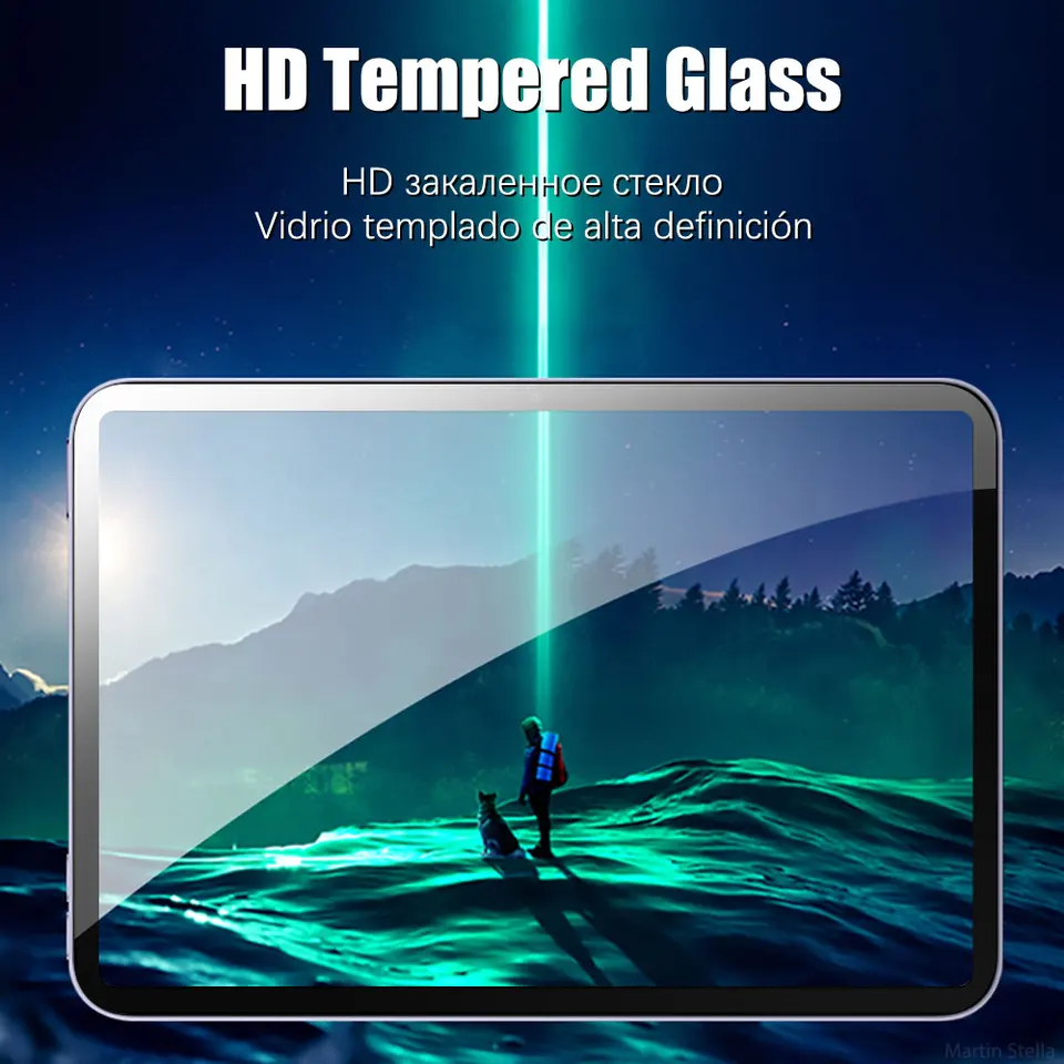 2 Piezas Protector de Pantalla Vidrio Templado para Samsung Galaxy Tab S8 Ultra Plus S6 Lite S7 Fe A7 Lite A8 S9 A9 Accesorios para Tablet Película 5