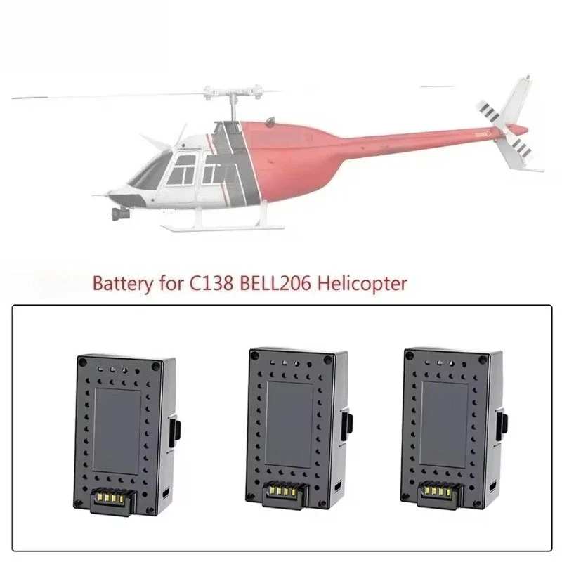 

Усовершенствованная LiPo батарея 7.4V 350mAh для вертолета RC ERA C138 BELL 206, запасные части, высокопроизводительные аккумуляторы для дронов