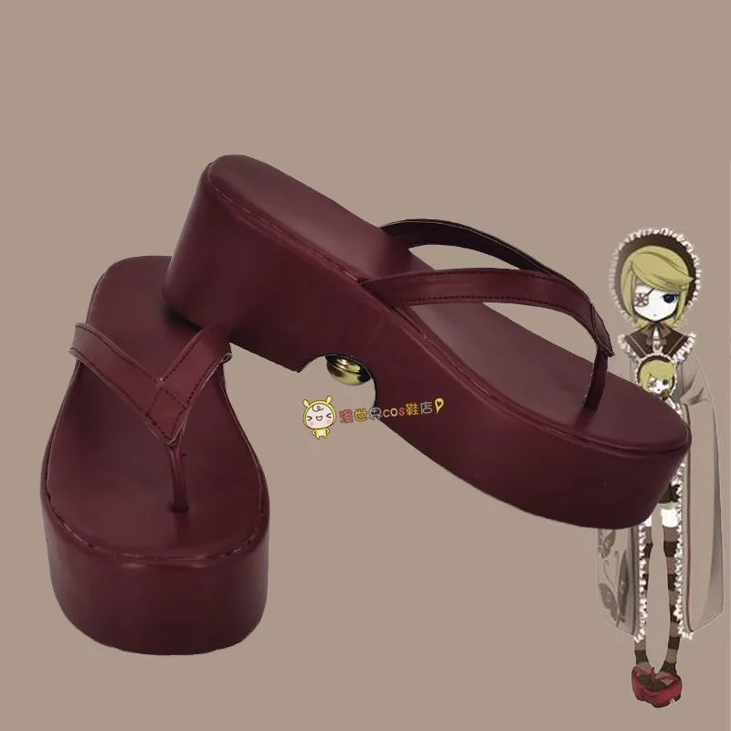 VOCALOID Thousand Cherry Trees Blossoms Senbonzakura RIN Anime Cosplay Shoes Boots Halloween Party Props Custom Made