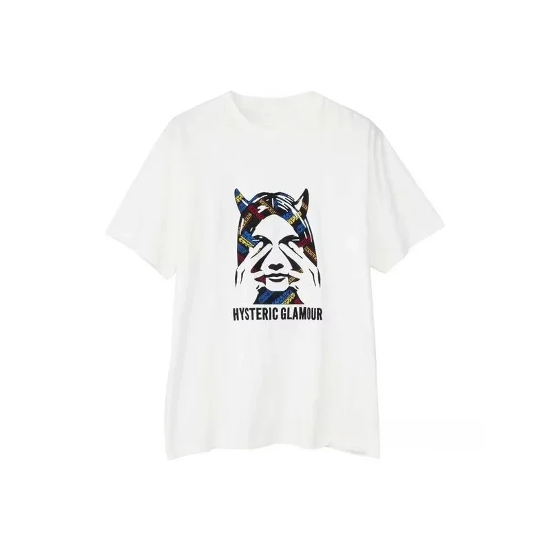 Vintage Hysterical Glamour Bedrucktes T-Shirt für Männer und Frauen Baumwoll-T-Shirt Herren-T-Shirts 2026 Sommer Herrenkleidung Neues T-Shirt Streetwear – Detail 10
