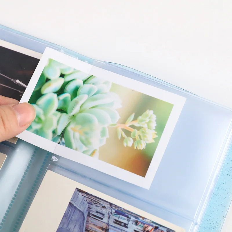 72 جيب 3 بوصة غطاء شفاف ألبوم صور كتاب ل Fujifilm Instax Mini 12 11 9 8 7s ورق طباعة الصور فيلم/بطاقة الاسم/التكيت