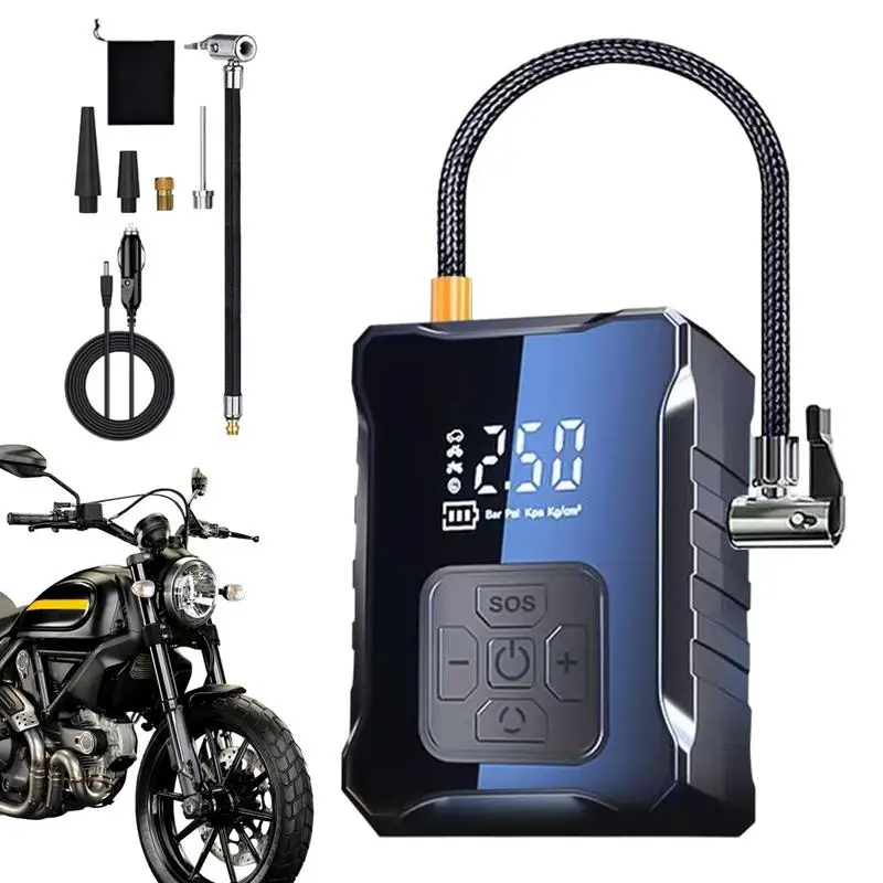 

Fast Inflation Auto Pump High-powered Digital Display Car Air Pump Portable Tire Inflator With LCD Screen Vehicle Accessories