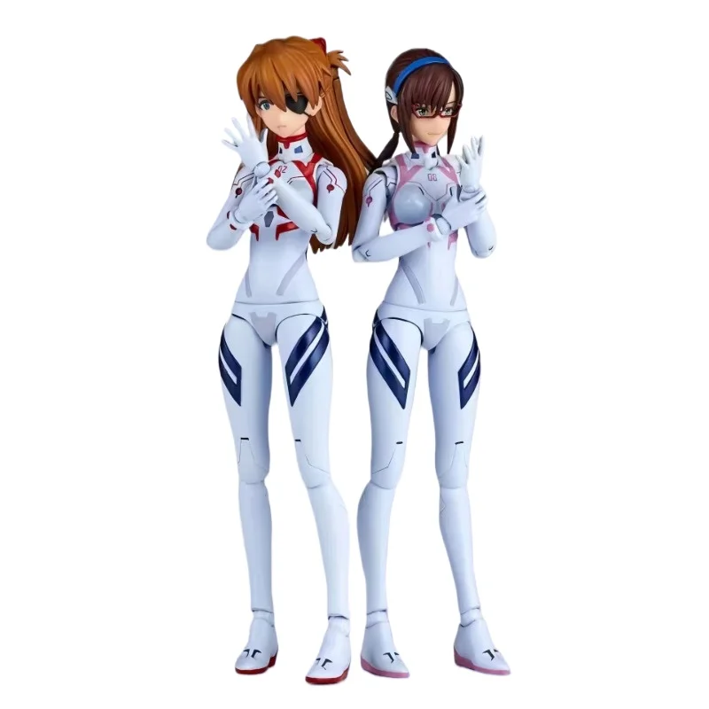 Figura de Anime EVA Makinami Asuka Langley Soryu, figuras de acción de juguete, modelo de decoración de escritorio móvil, colección de estatuas, regalos para niños