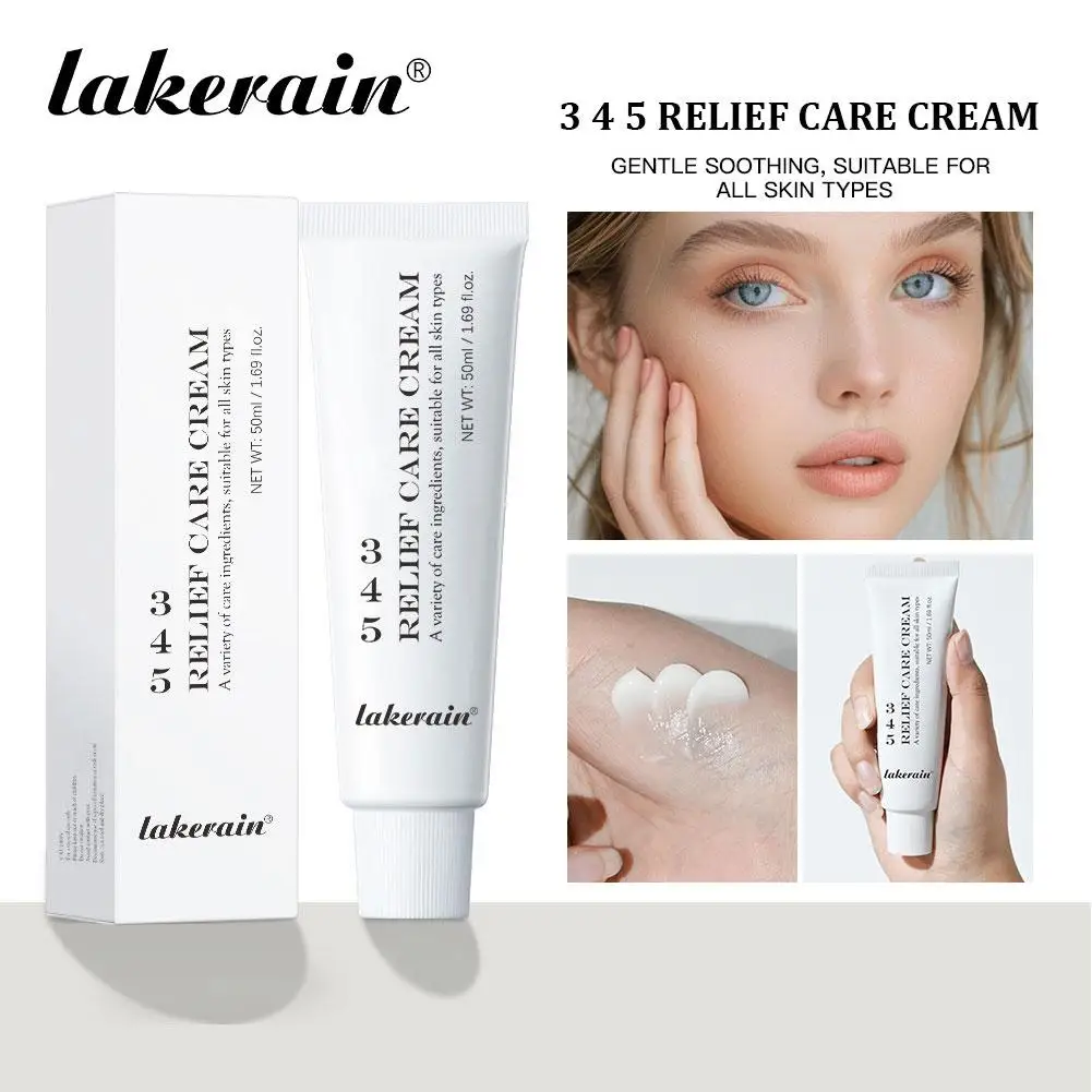 345 Relief Cream Hydrating Nourish Soothing Skin Care Face Lifting Tightening Brighten Skin Tone Beauty Moisturizing Cream