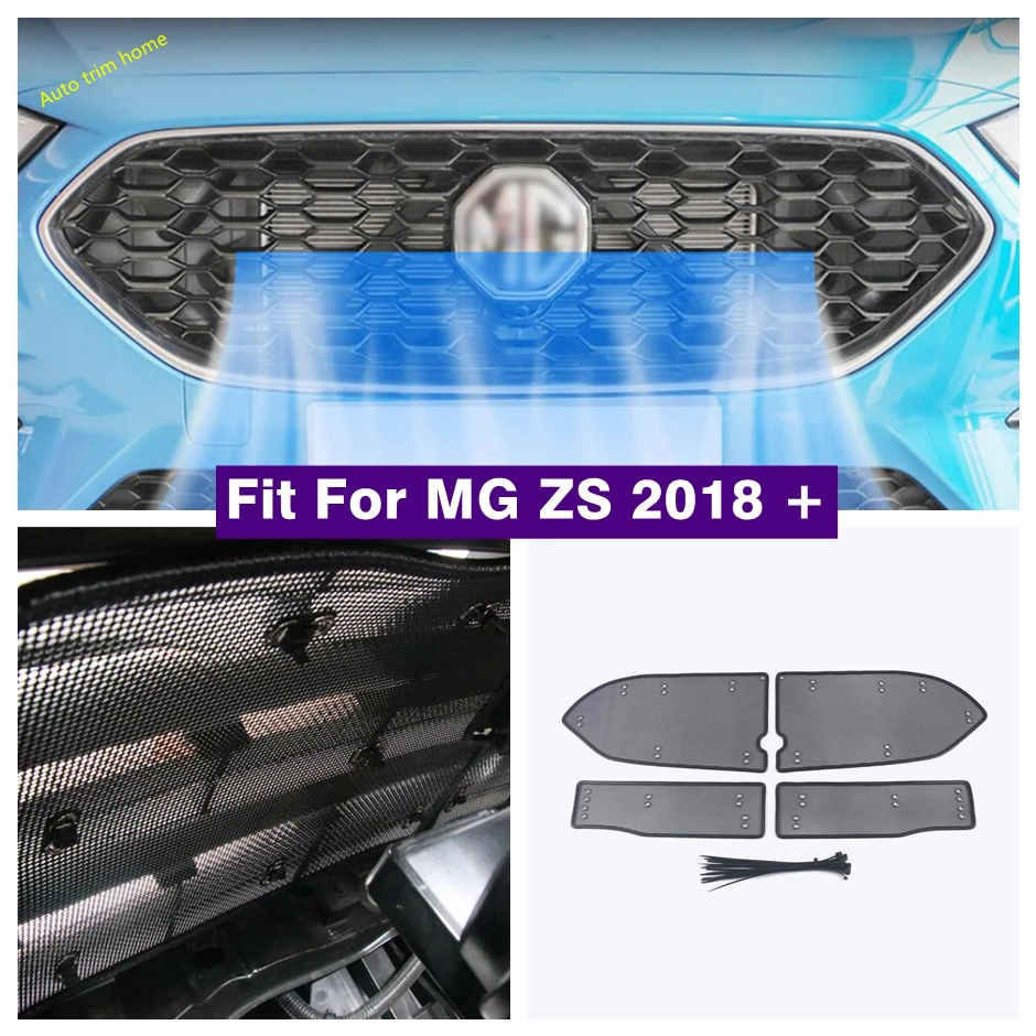 Front Grille Insect Screen Body Engine Protector Cover Trim Fit For MG ZS 2018 - 2023 Exterior Car Accessories