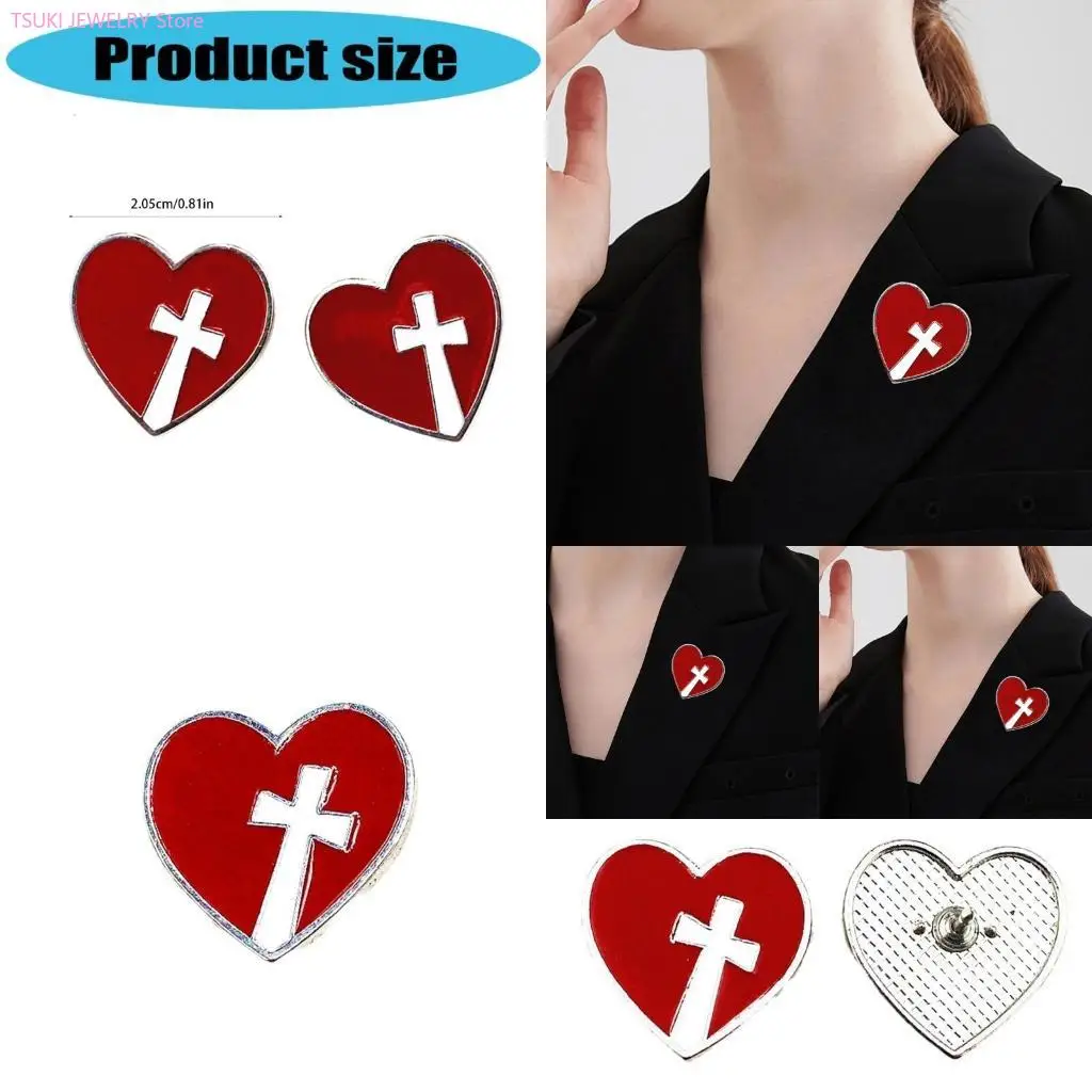 

62KE 10 шт., значок первой помощи, булавка, металлическая эмалированная брошь, булавка с легкой защелкой, дизайн для одежды, для