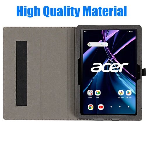 Imagen 2 del producto Para Acer Iconia Tab A11 A11-11-A921 funda para tableta de 11 pulgadas funda protectora con soporte de cuero plegable magnético con soporte de mano