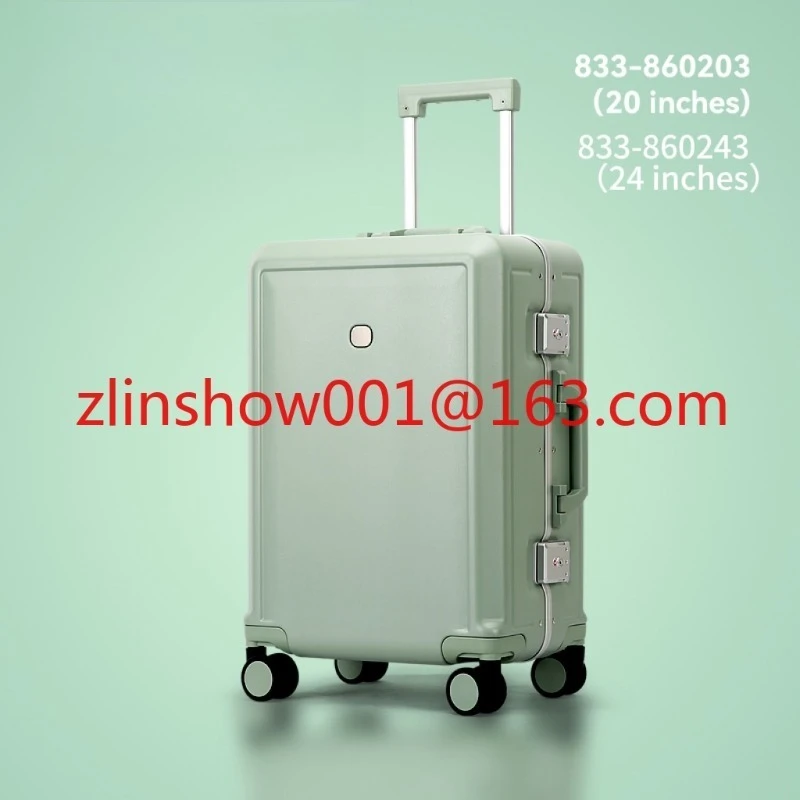 

Большой чемодан с логотипом для путешествий, 20-24 дюйма, прочный роскошный чемодан из нержавеющей стали с каркасом для ПК