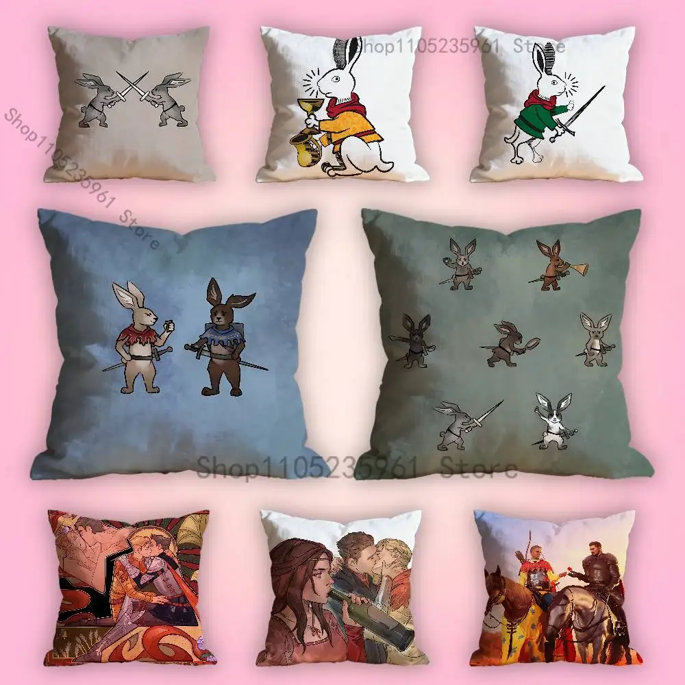 

K-KingdomS Hans Capon Henry Hansry Pillowcase for Sofa Room Office Decor Printing Protector Cushion Cover Valentine gift Custom