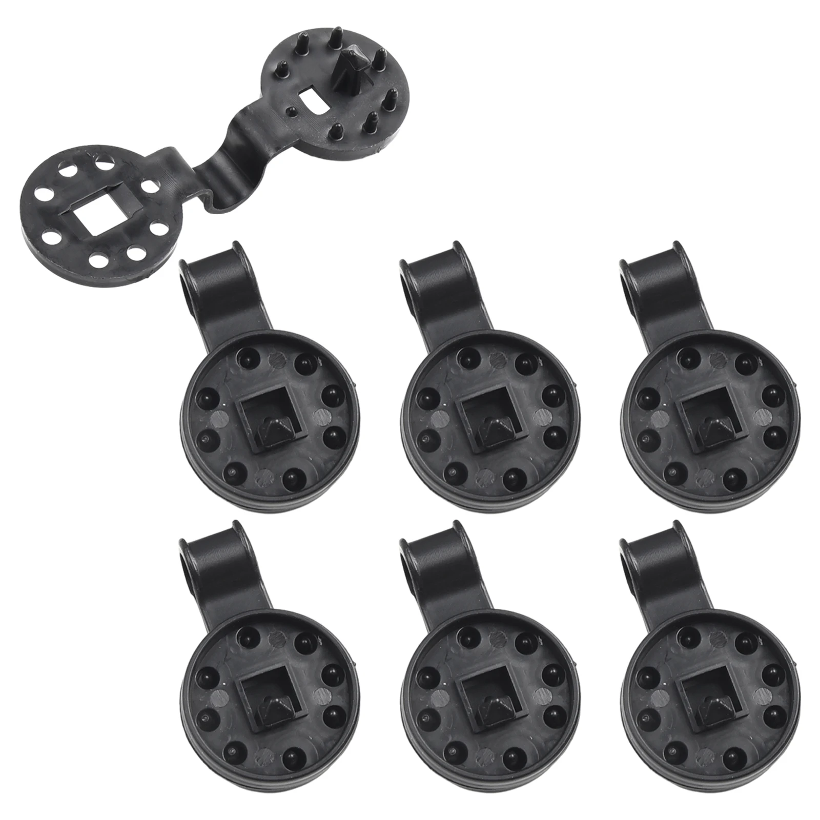 5pcs Clip in plastica per tende da sole Clip per rete in tessuto per tende da esterno attrezzo da giardino da campeggio edifici da giardino rete da recinzione morsetto fisso gancio per tenda da sole