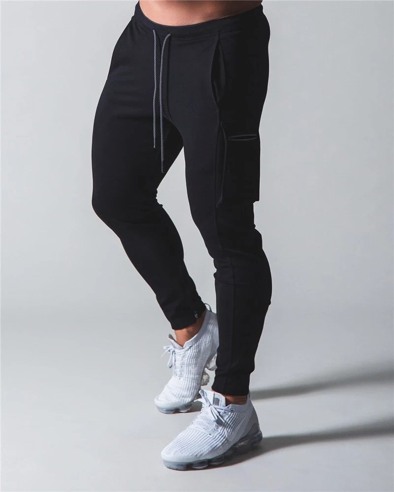 

2022 new workout running sports pants men outdoor gym fitness training feet pants cotton fashion streetwear casual pants