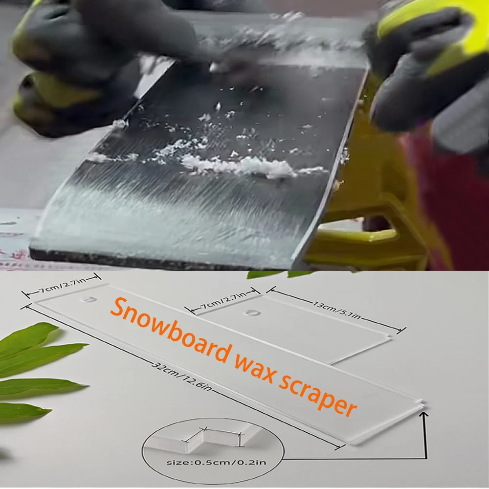 

Double Board Waxing Removal Tools Ski tools，Snowboard Wax Scraper Snowboard Maintenance Wiper, Snowboard wax scraper