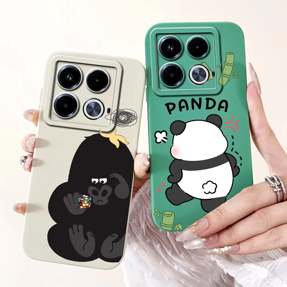 For Infinix Note 40 Pro Case X6851 Funny Cartoon Cover Full Camera Protection Shell For Infinix Note 40 Pro Plus Note40 Pro Bags