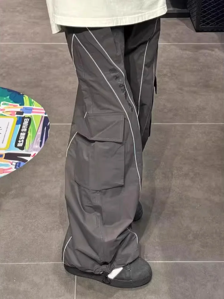 

Брюки-парашюты женские Damen зимние винтажные шерстяные мешковатые брюки на открытом воздухе на флисовой подкладке уютный минималистичный скандинавский ветрозащитный многослойный шик