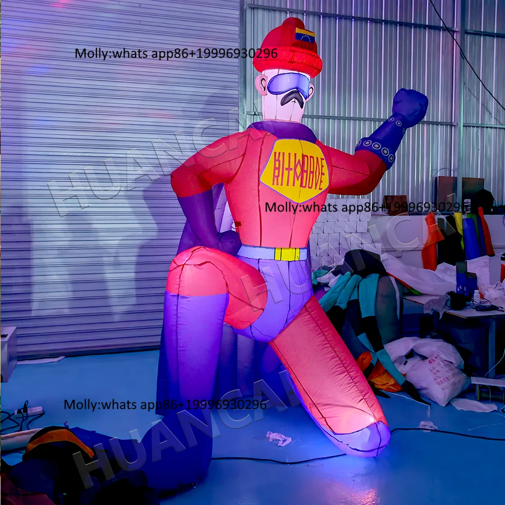 Custom Inflatable Hero Model Inflatable Doll Outdoor Advertising Promotion Decoration Brand Promotion Exhibition Arche Gonflable