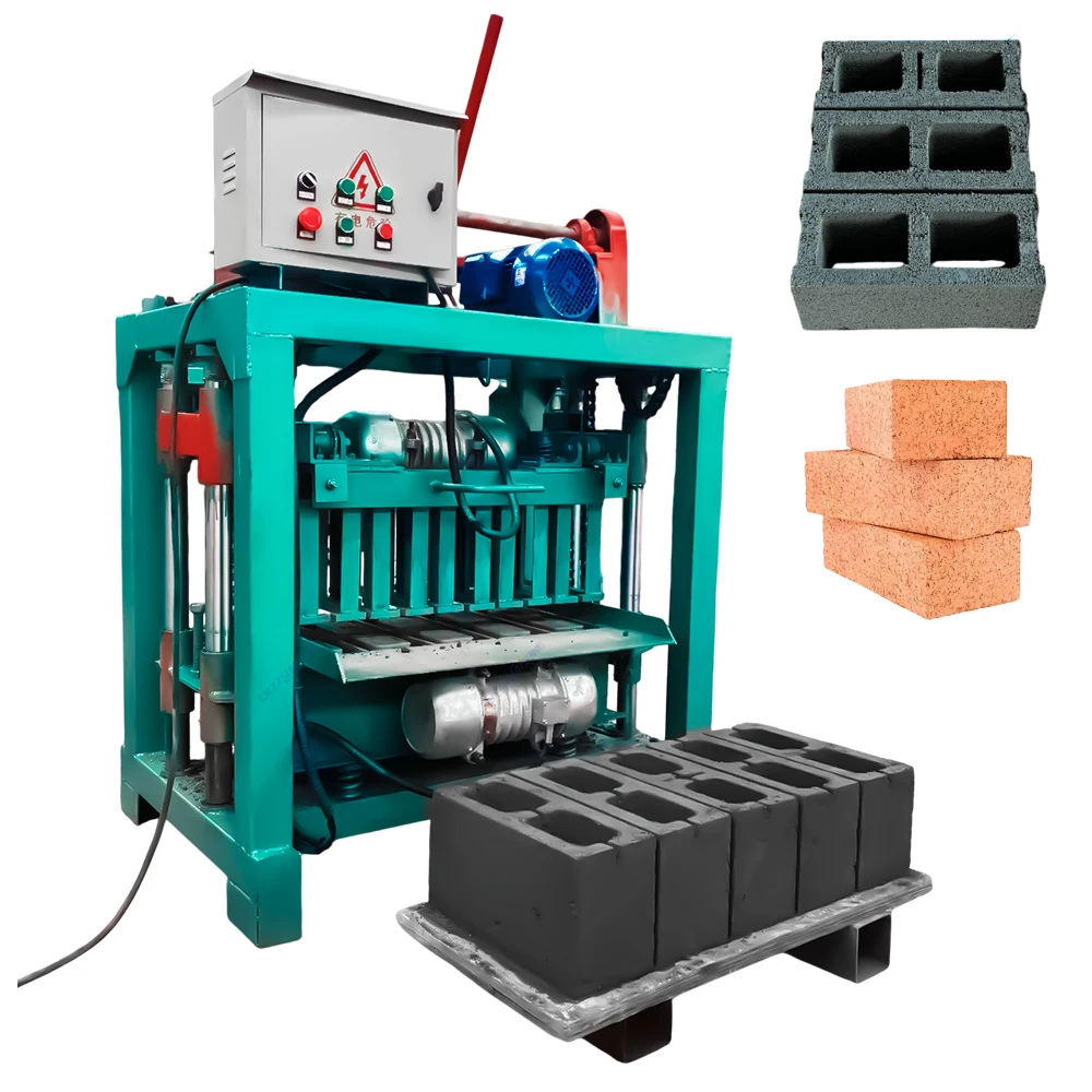 Electric Semi-Automatic Brick Making Machine for Hollow and Interlocking Blocks High Production Efficiency Block Forming Machine