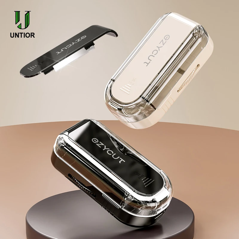 UNTIOR Pill Cutter With Invisible Storage Box Mini Medicine Box Set Health Care Easy Operation Fits Any Size Pill Cut with Brush