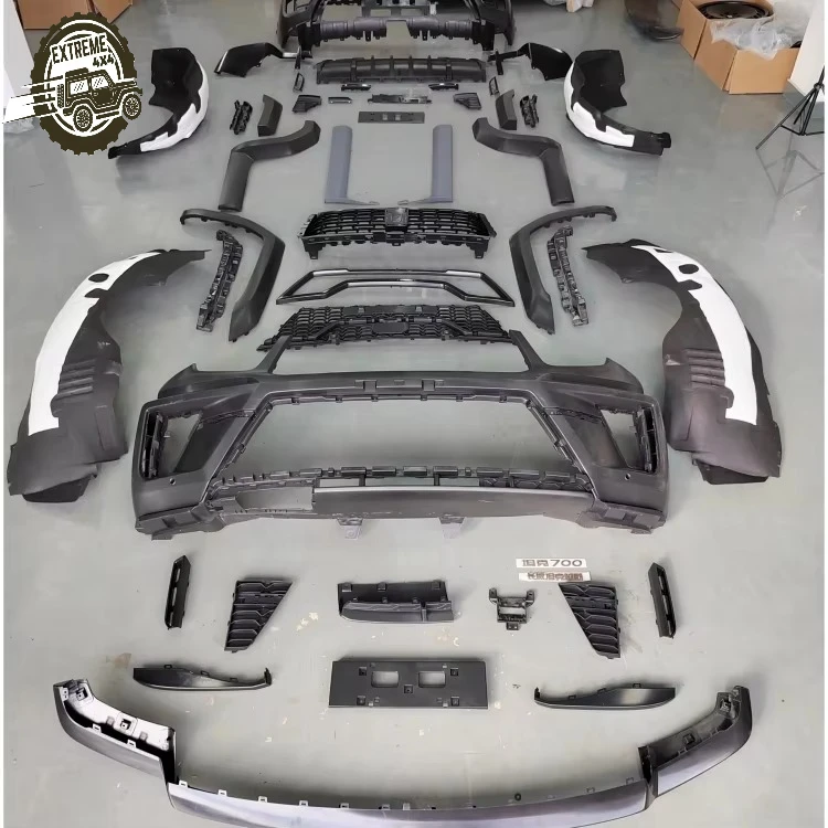 

New LCK Full Set PP Dry Carbon Fiber 1:1 Car Bodykit for GWM Tank 700 Facelift Front & Rear Bumpers (OE LCK) Screw-On