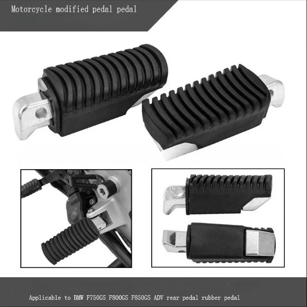 

Motorcycle Rear Footpeg Rubbers Durable Non-Slip Wear-Resistant For BMW F800GS F850GS F750GS ADV