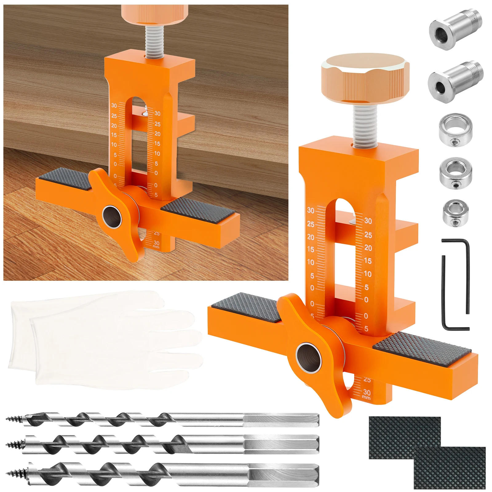 Cabinet Door Positioning Tool Adjustable Height Cabinet Door Installation Positioner Mounting Jigs for Home Installing