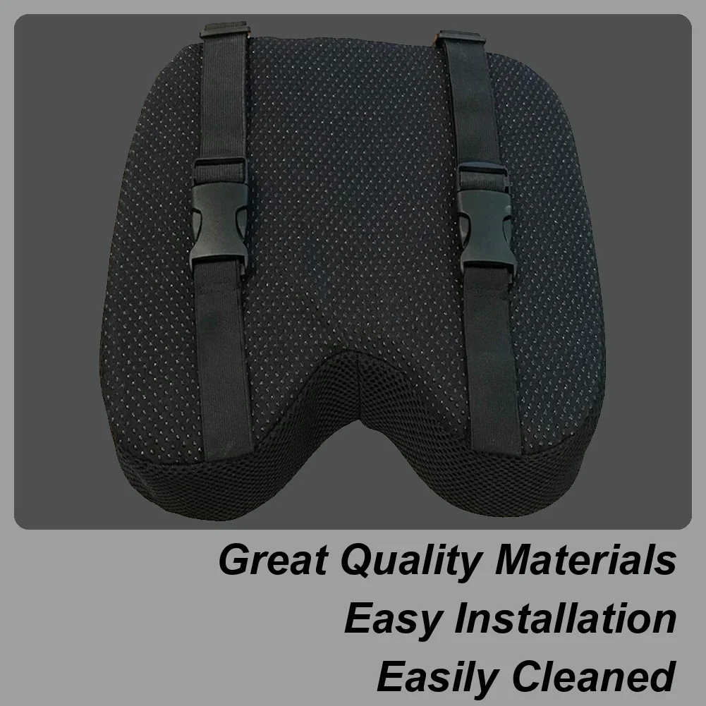 Non-slip Memory Foam Rower Seat Pad With Straps Washable Cover Seat Cushion Resistance Rowing Machine Seat Cushion