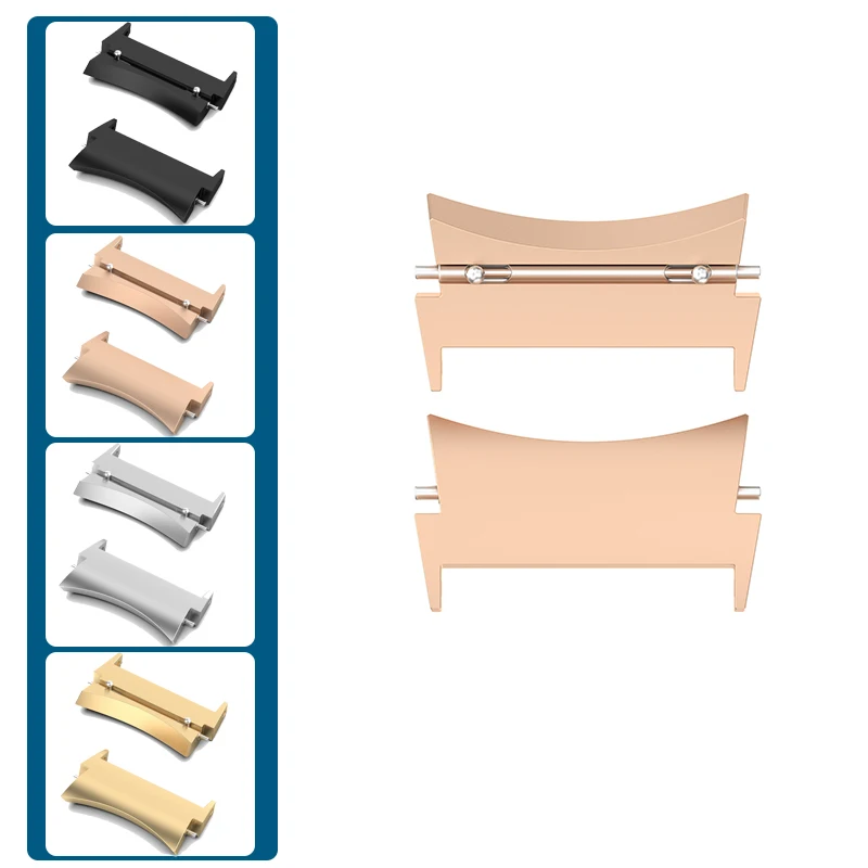 

Stainless Steel Clasp Connector For Samsung Galaxy Watch 4 5 6 7 40mm 44mm /Watch5 Pro / Watch4 Classic Watch Band Accessories
