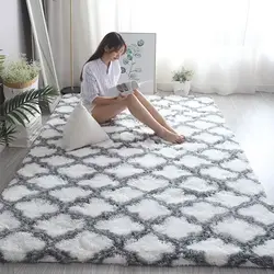 Plush Carpet For Living Room Large White Soft Fluffy Carpets Bedroom Thicken Floor Mat Teen Room Home Decoration Rugs