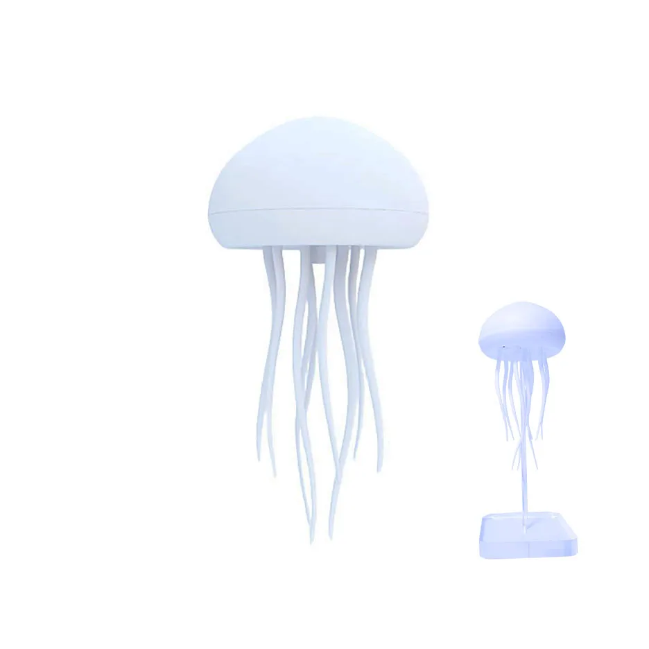 New Design Decoration Rechargeable RGB Multicolor Smart Jellyfish Night Light for Home dropshipping sourcing