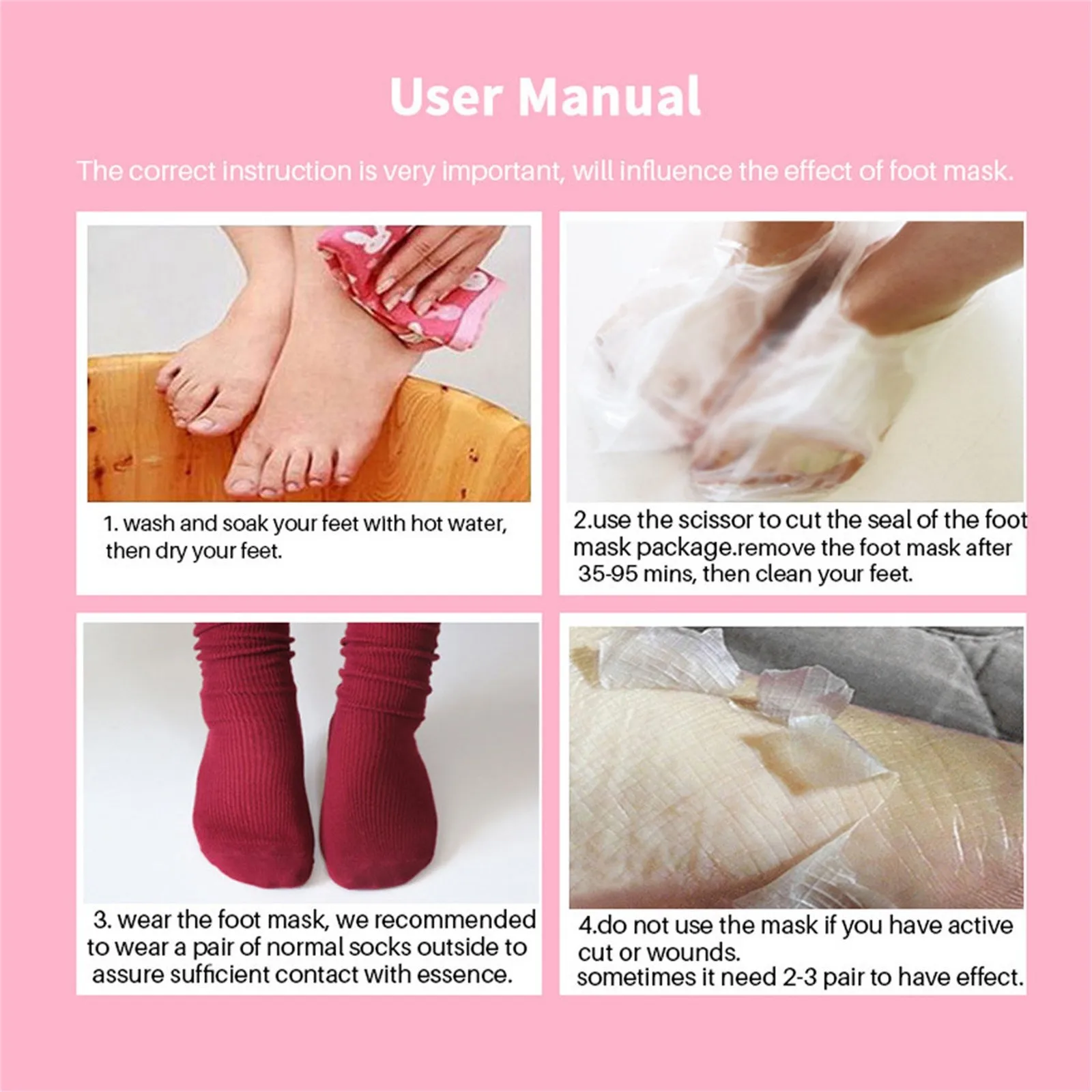 Exfoliating Foot Mask Peel Off Mask Trending Dead Skin Remover Essential Beauty Product Nourishing Foot Care Treatment 2026