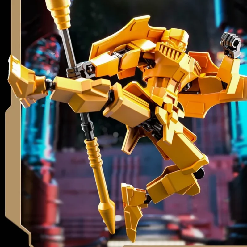 Angel Titan Joint Man Decompressie T13 Robot Magnetisch Multi Joint Assembleerbaar Model Speelgoed 9pcs Menselijk Lichaam Model Karakter Gift