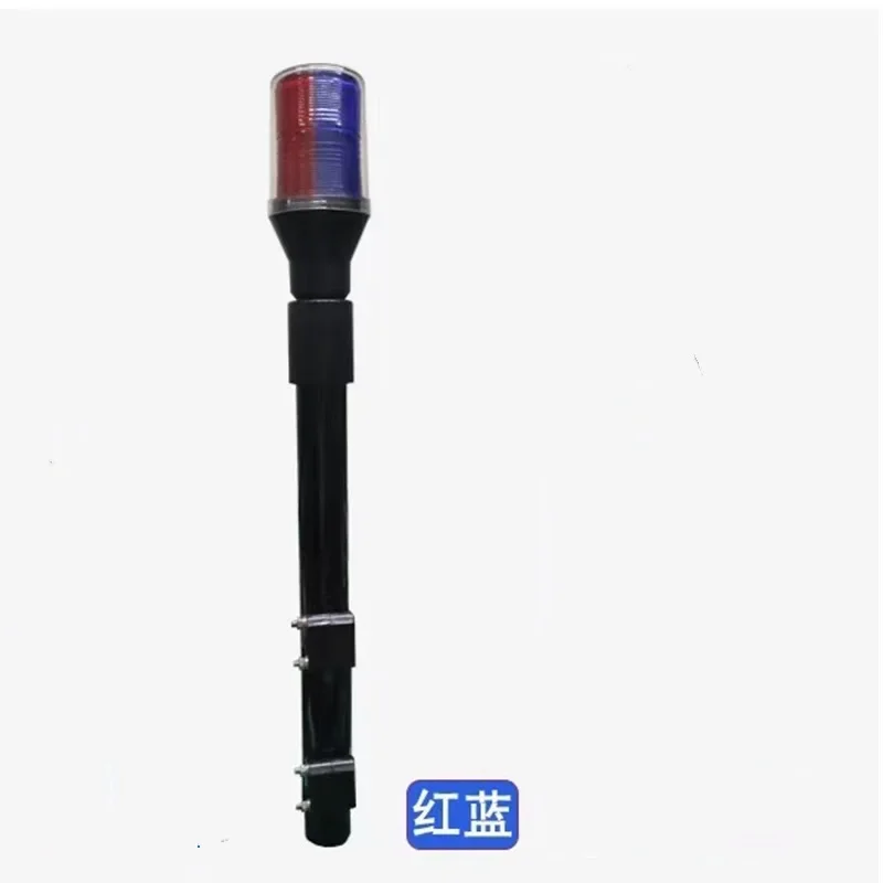 Red and blue signal lamp for motorcycle electric battery car after modification