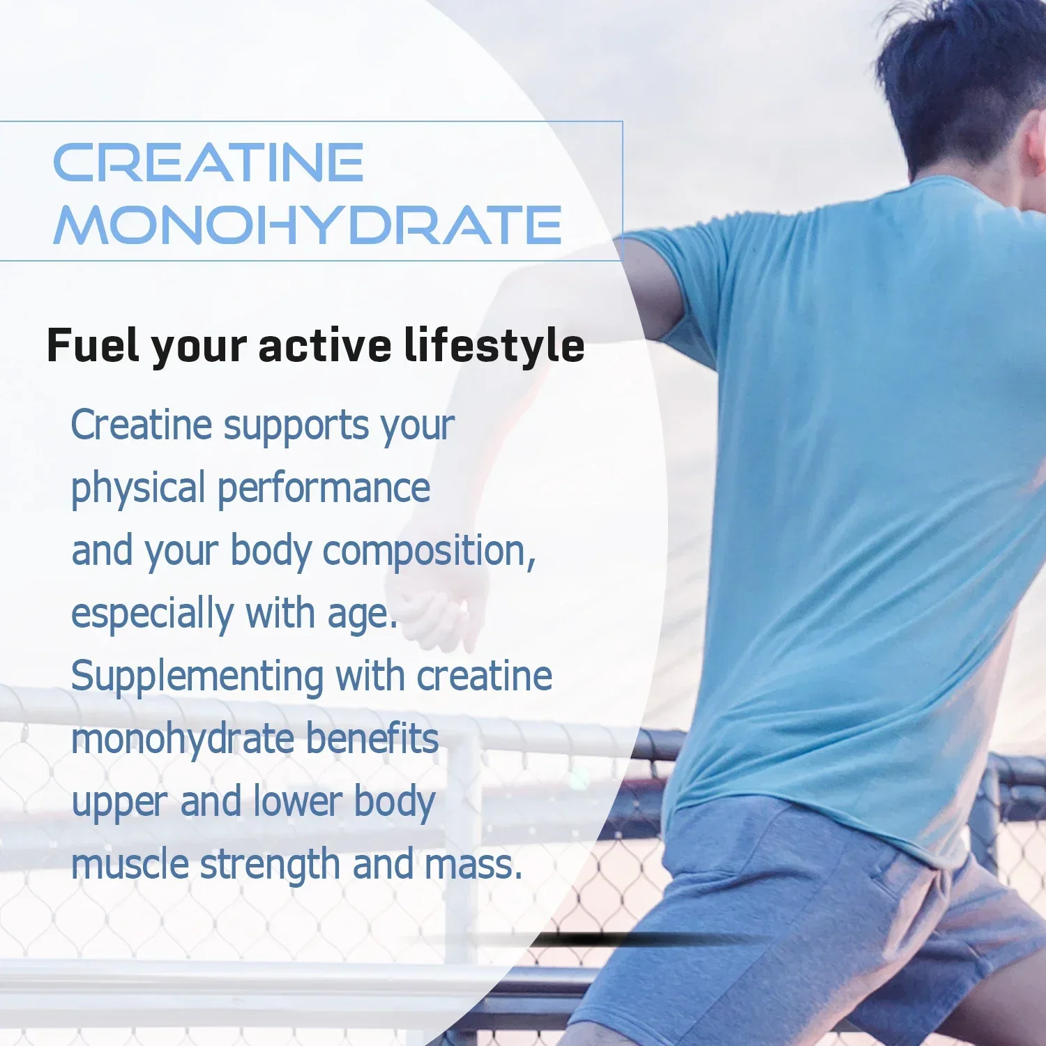 Creatine Monohydrate 1500mg  - for Muscle Endurance, Gain Strength, Non-GMO, Gluten-Free