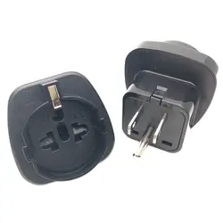 UE franch niemcy to USA Japan kanada Philippines tajlandia tajwan uziemił nas na ścianę typu B przewód Plug Adapter podróżny gniazdka